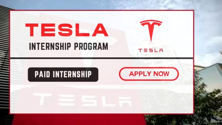 Fully Funded Tesla Internship Program