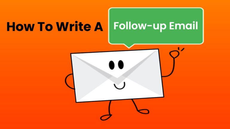 How to write a follow-up email