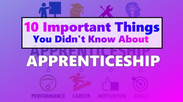 Important Things You Need to Know About Apprenticeship